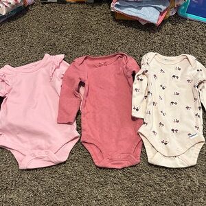 Pink and Cream Kids One Piece Set